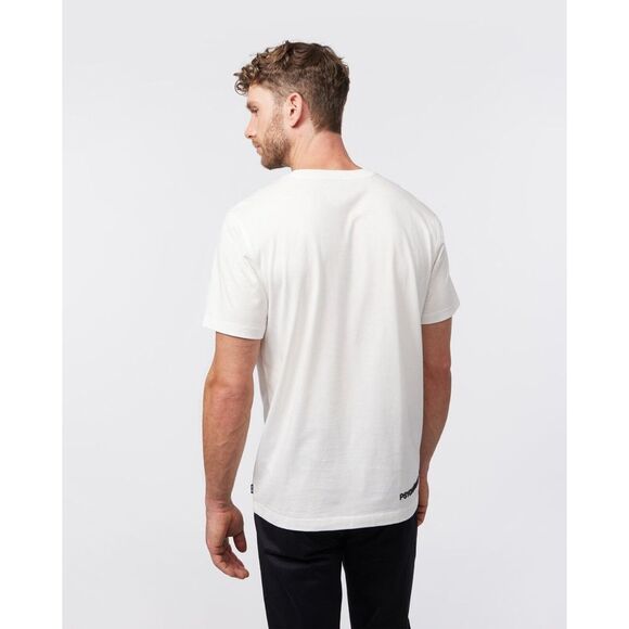 NWT Psycho Bunny‎ Men's Graphic TShirt Size 6 Beaumont Metallic HD Tee Ecru - Picture 2 of 6